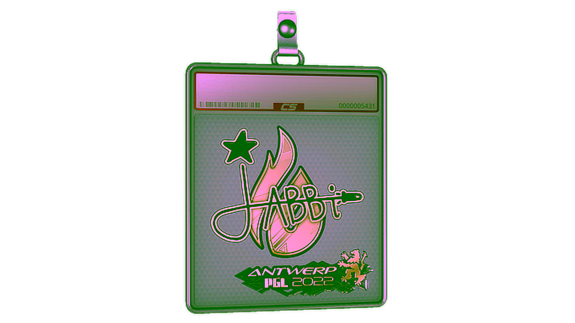 Дисплей для Sticker Slab | jabbi (Gold) | Antwerp 2022