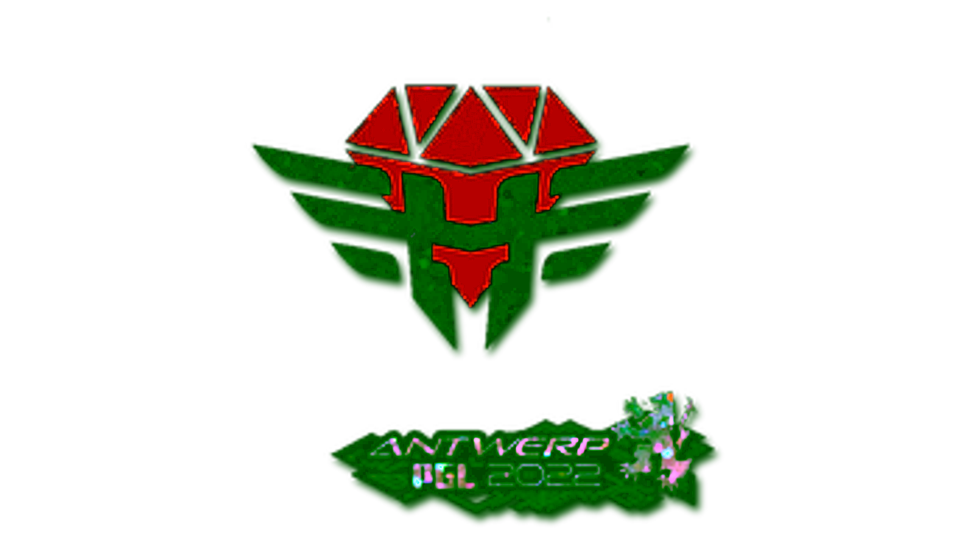 Display for Sticker | Heroic (Glitter) | Antwerp 2022