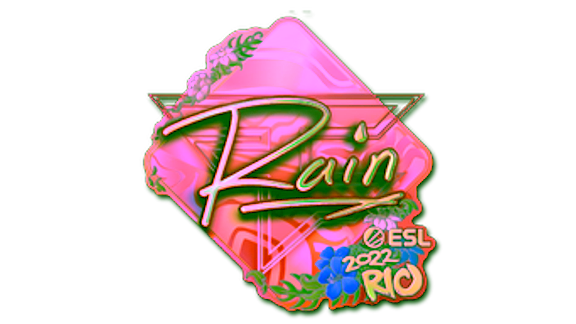 Display for Sticker | rain (Holo) | Rio 2022