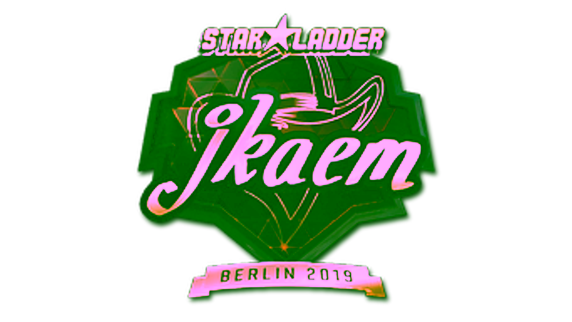 Display for Sticker | jkaem (Gold) | Berlin 2019