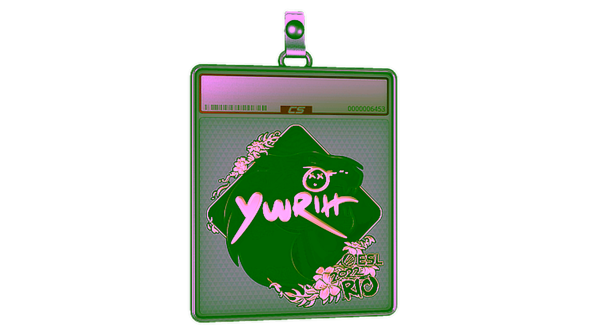 Display for Sticker Slab | yuurih (Gold) | Rio 2022