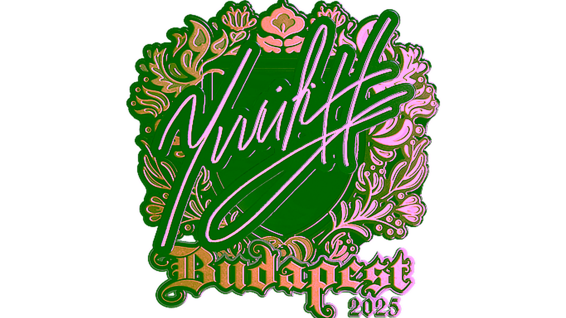 Display for Sticker | yuurih (Gold) | Budapest 2025