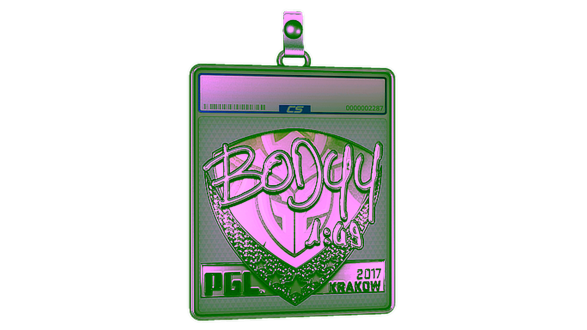 Display for Sticker Slab | bodyy (Foil) | Krakow 2017