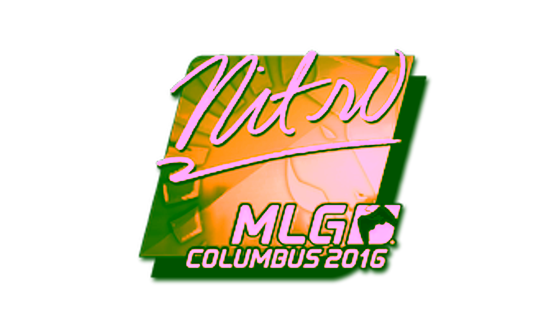 Rodyti Sticker | nitr0 (Gold) | MLG Columbus 2016
