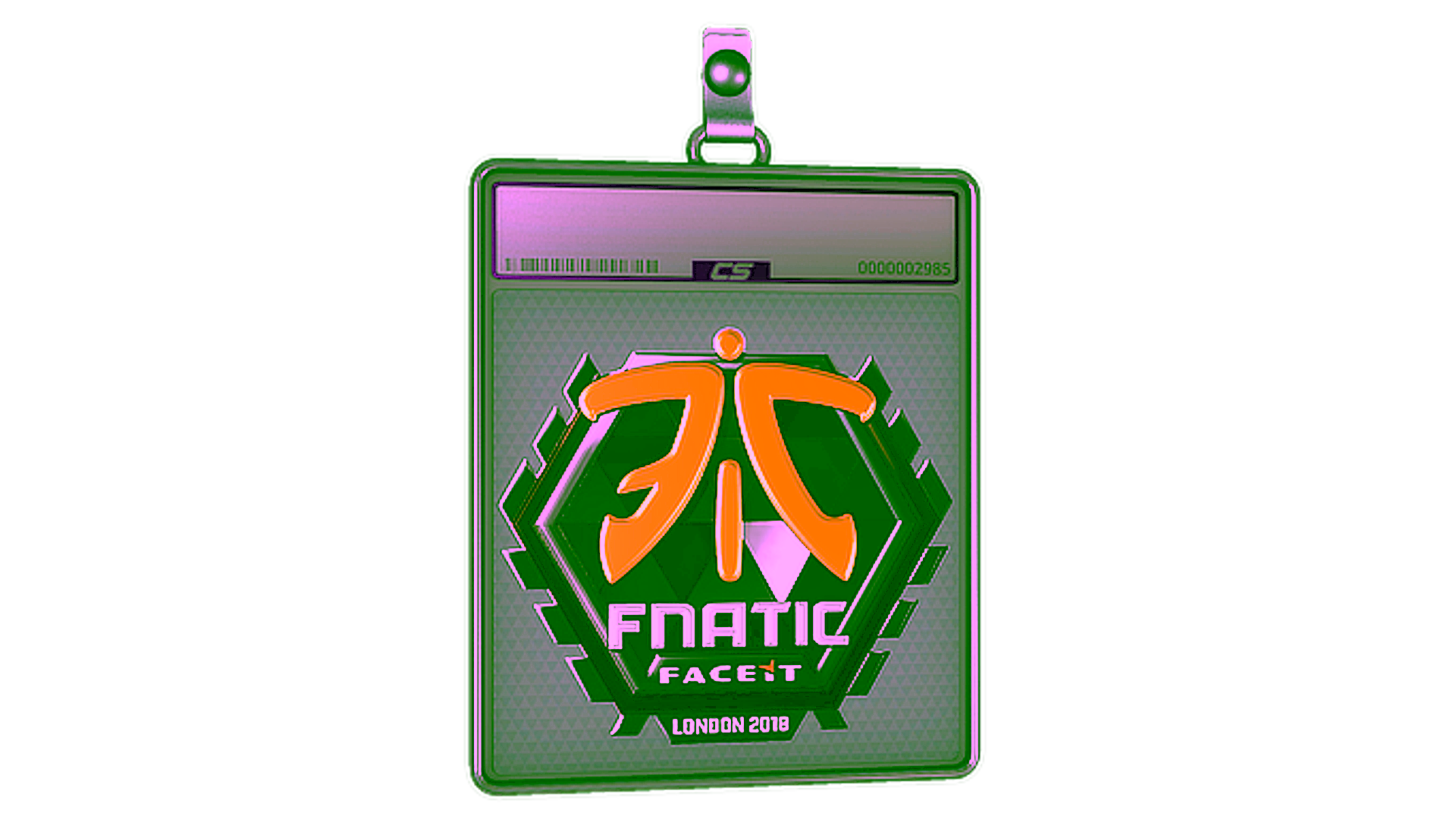Display for Sticker Slab | Fnatic (Foil) | London 2018