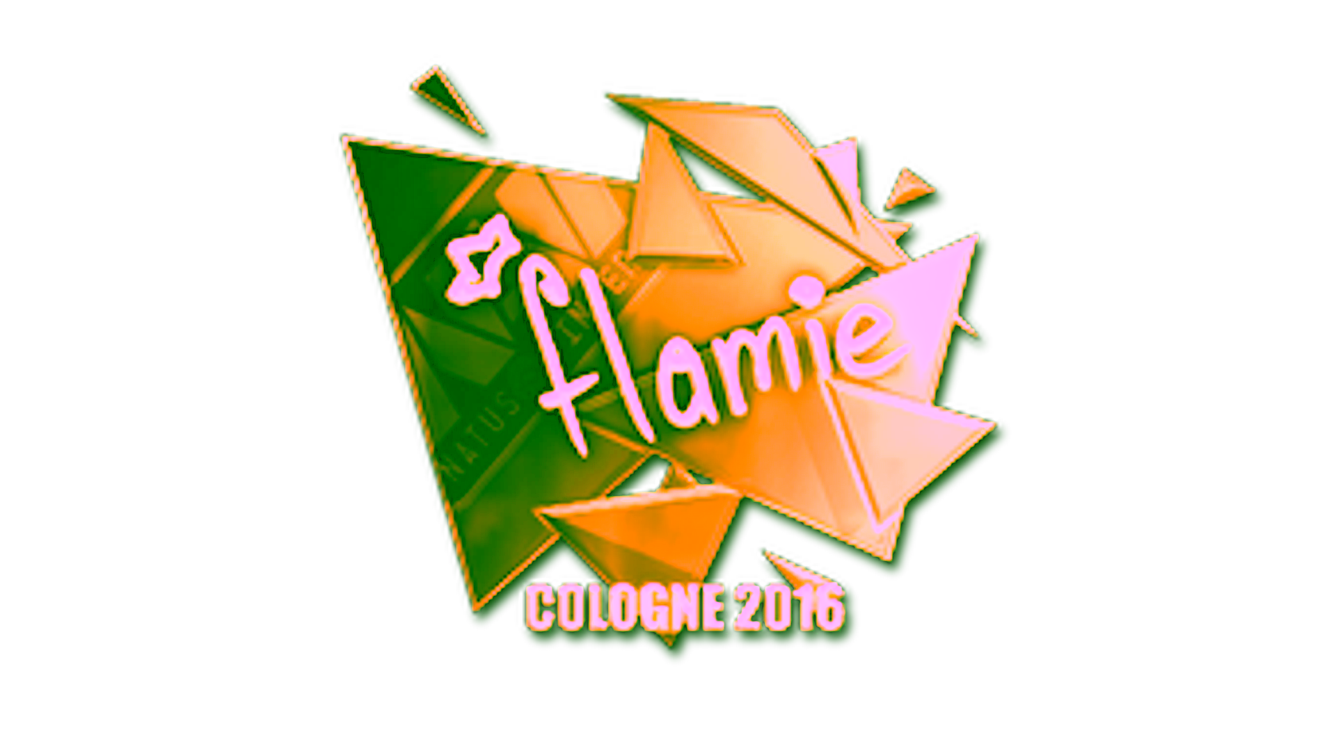 Display for Sticker | flamie (Gold) | Cologne 2016