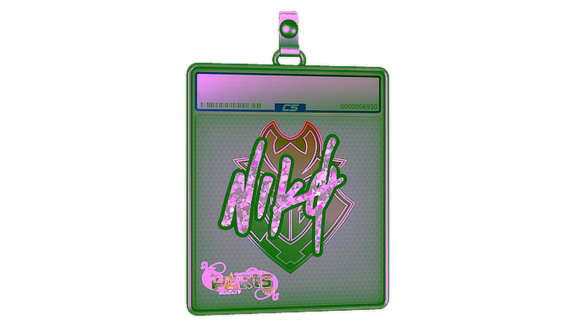 Display for Sticker Slab | NiKo (Glitter) | Paris 2023