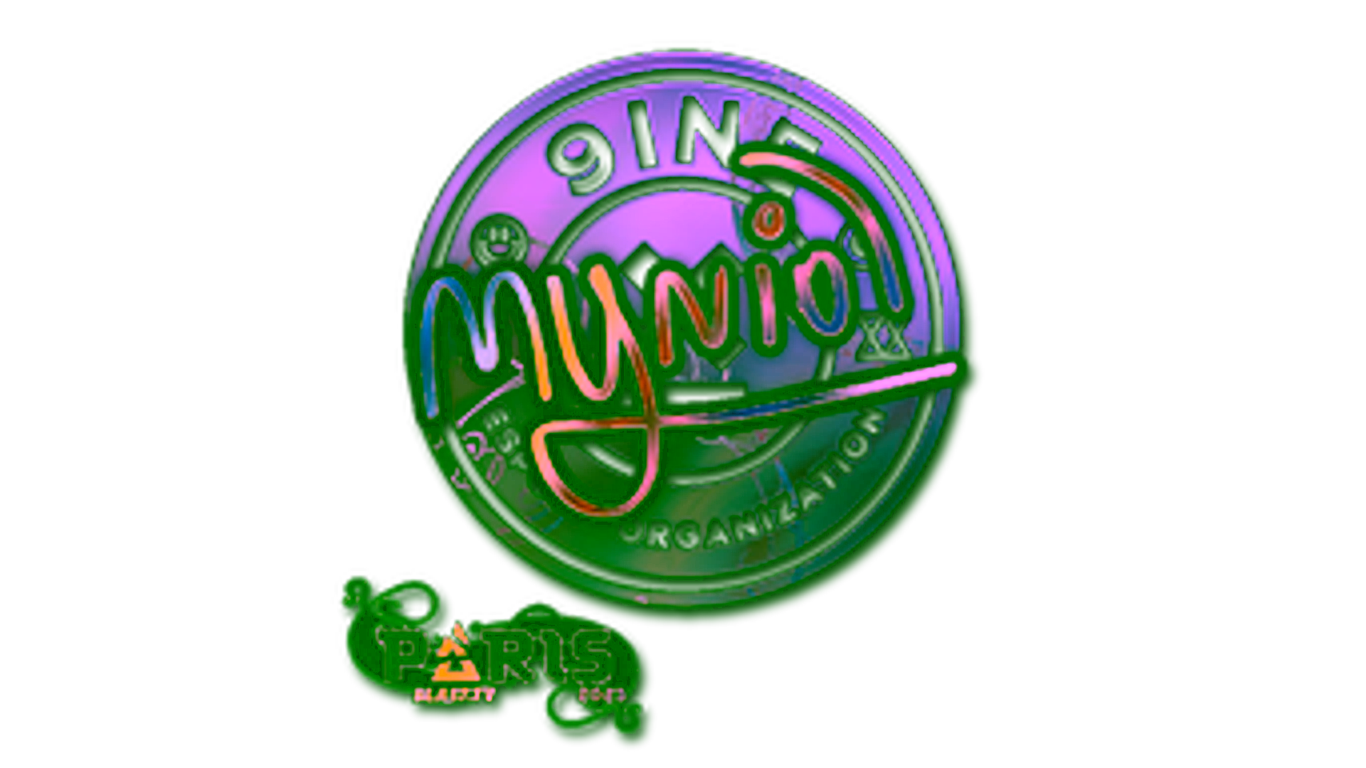 Display for Sticker | mynio (Holo) | Paris 2023