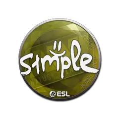 Sticker s1mple Katowice 2019