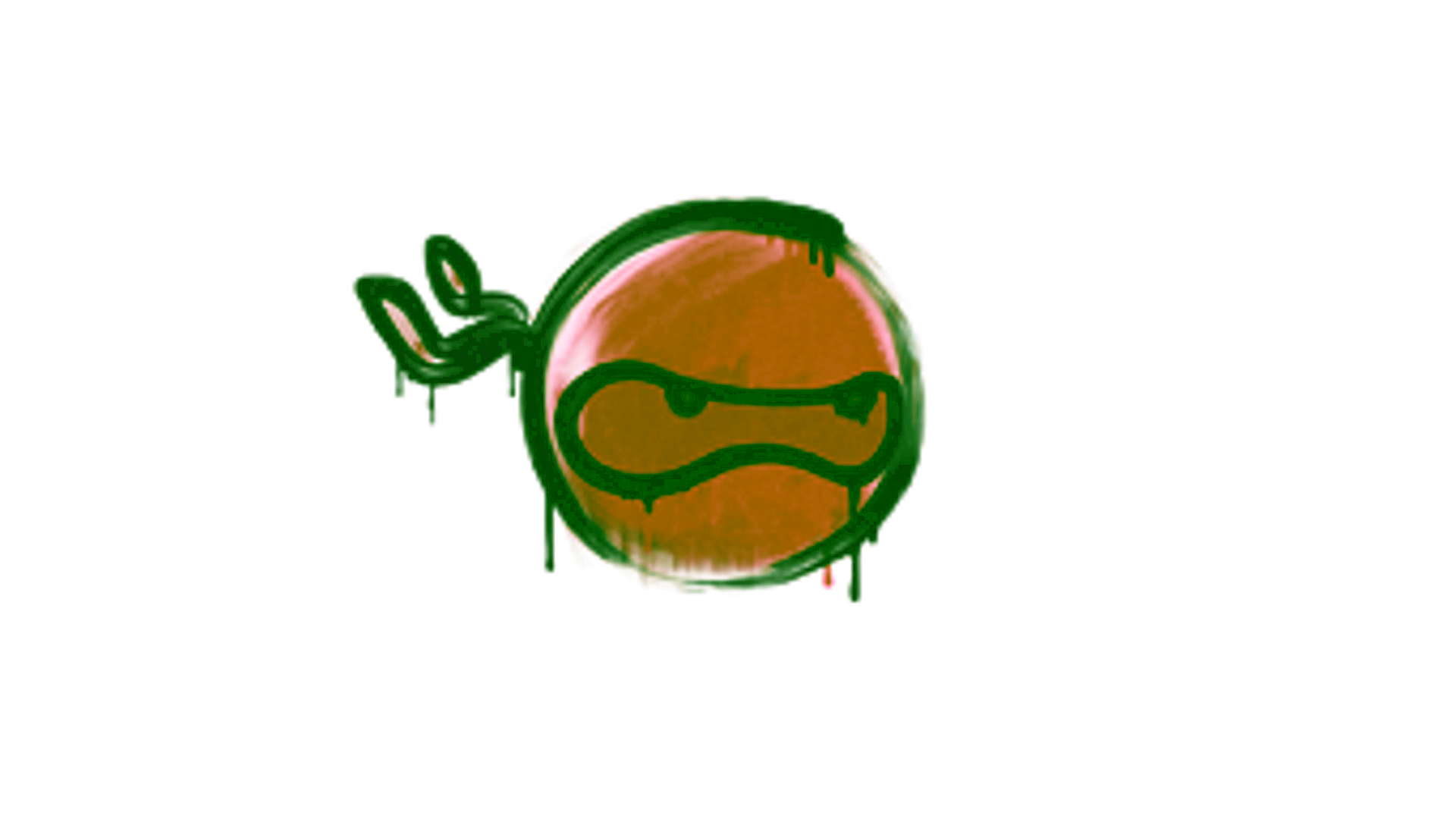 Display for Sealed Graffiti | Ninja (Tiger Orange)