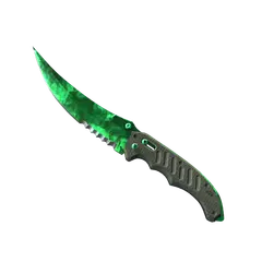 Flip Knife Gamma Doppler Emerald