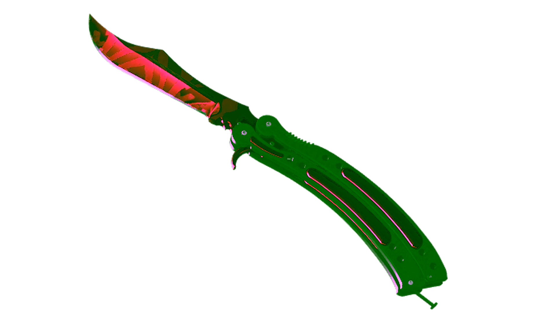 Display for ★ StatTrak™ Butterfly Knife | Slaughter (Minimal Wear)