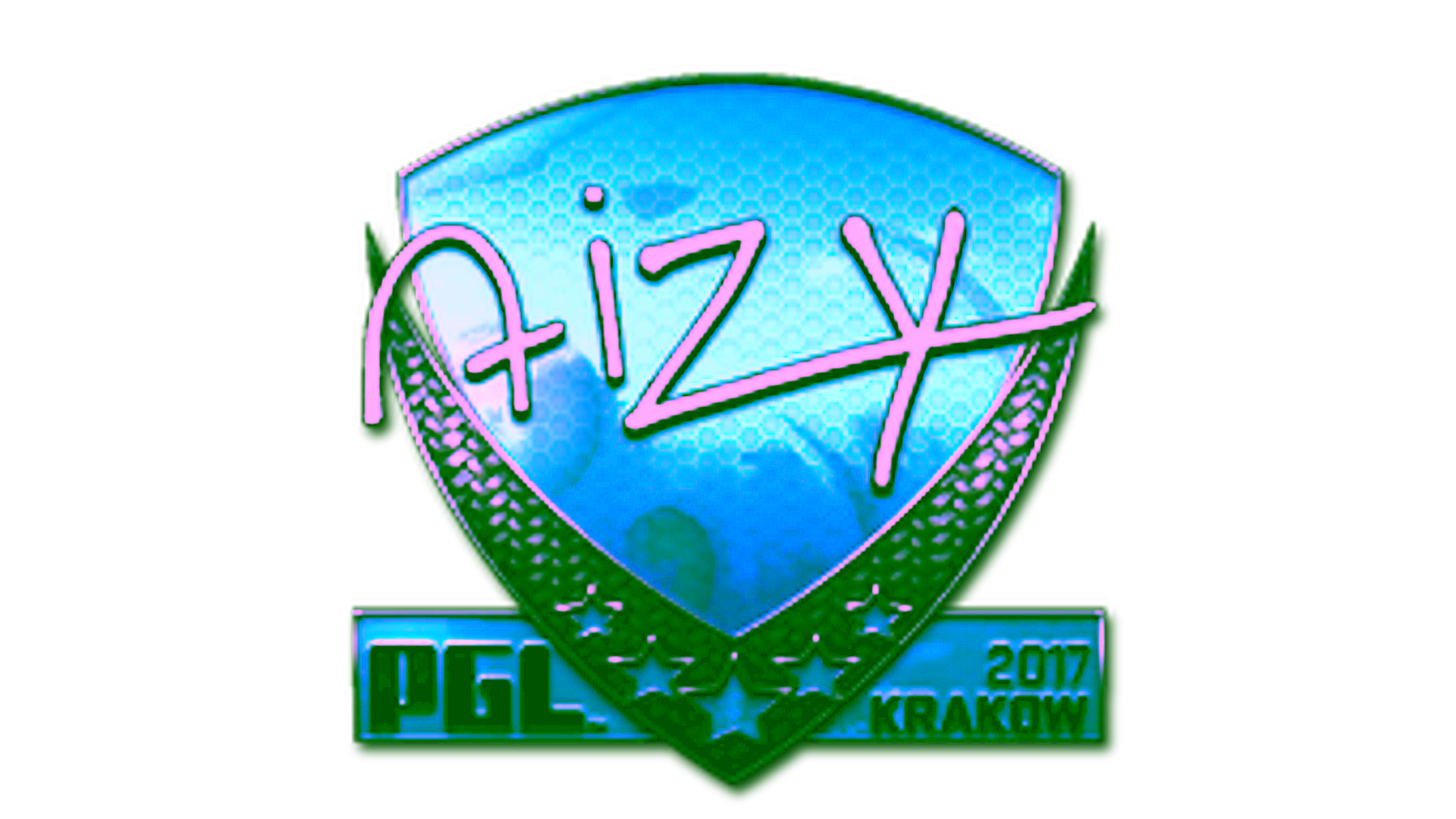 Display for Sticker | aizy (Foil) | Krakow 2017