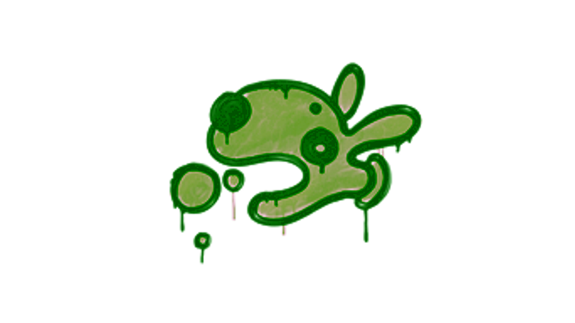 Display for Sealed Graffiti | Popdog (Battle Green)