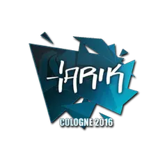 Sticker tarik Cologne 2016