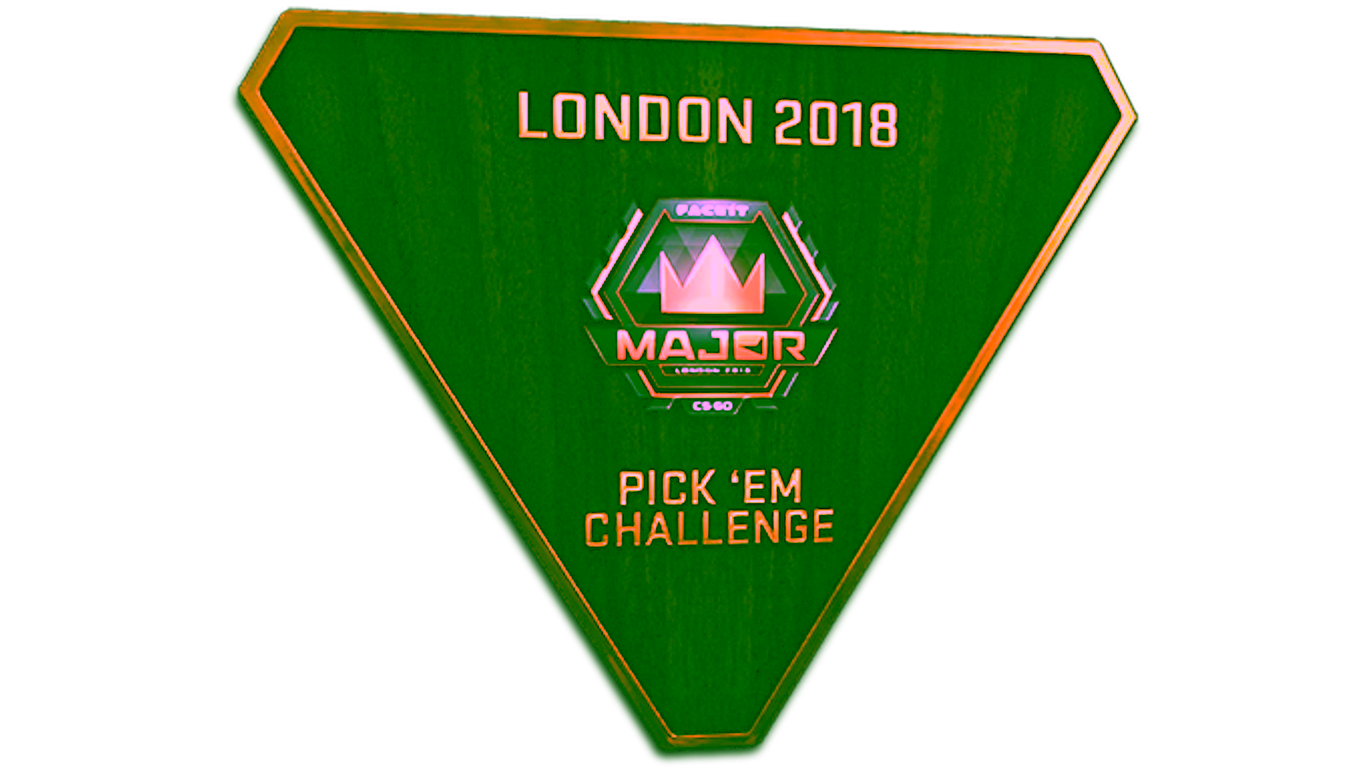 Display for Bronze London 2018 Pick'Em Trophy
