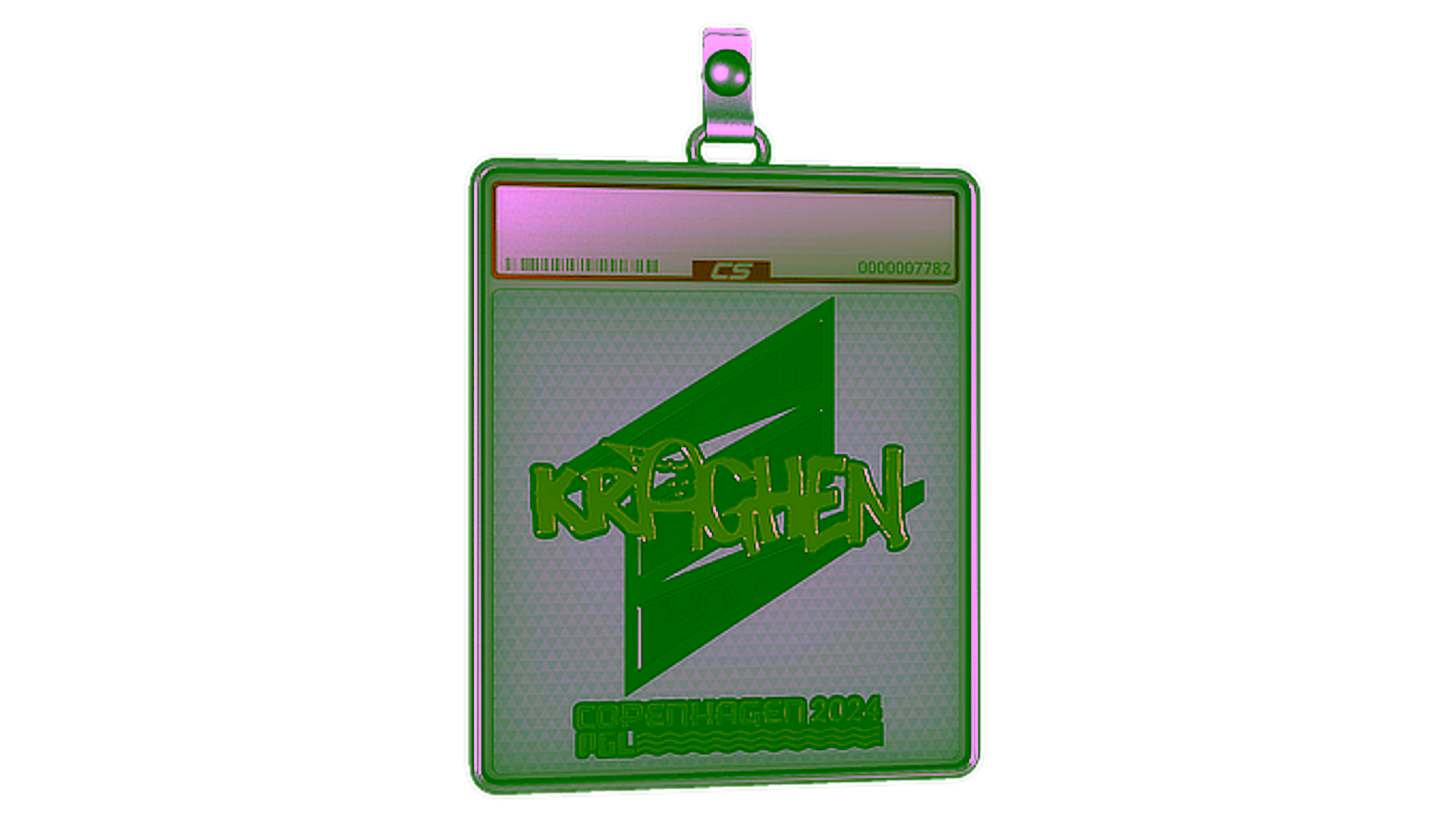 Display for Sticker Slab | kraghen (Gold) | Copenhagen 2024