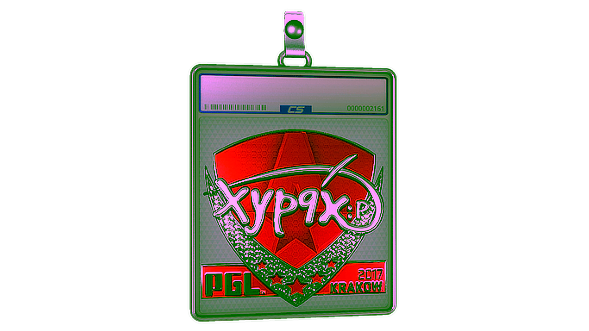 Display for Sticker Slab | Xyp9x (Foil) | Krakow 2017