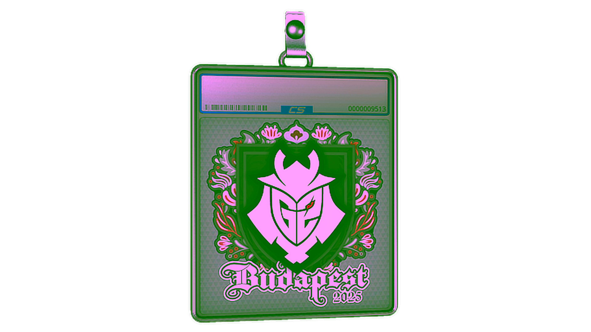 Visar för Sticker Slab | G2 esports | Budapest 2025