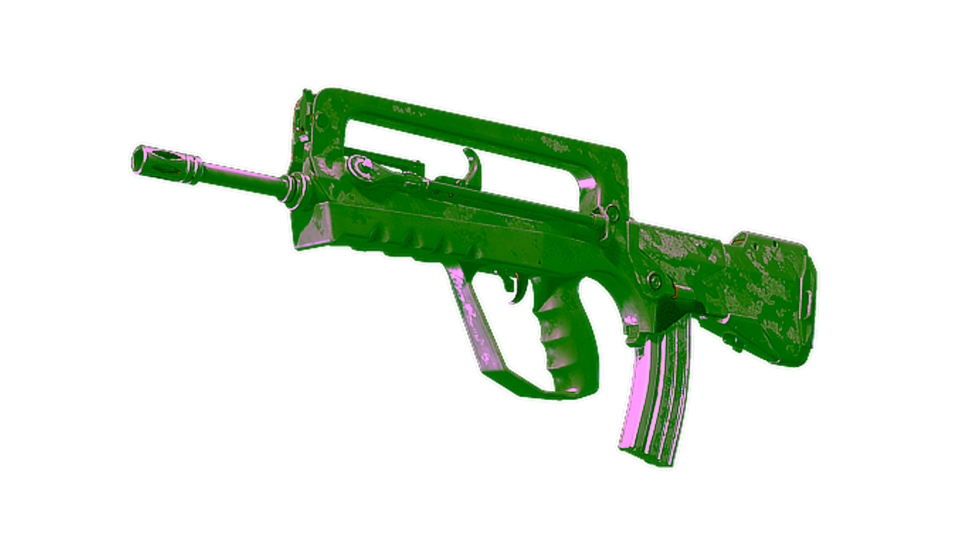 Display for FAMAS | Grey Ghost (Battle-Scarred)