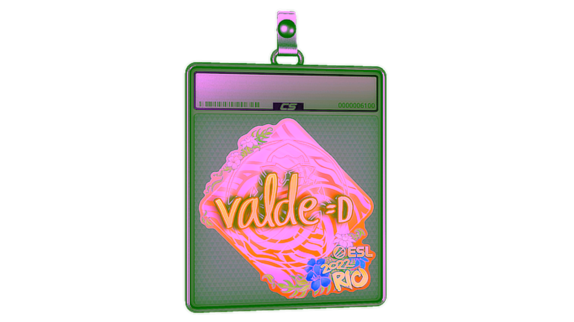 Sticker Slab | v4lde (Holo) | Rio 2022 için görüntü