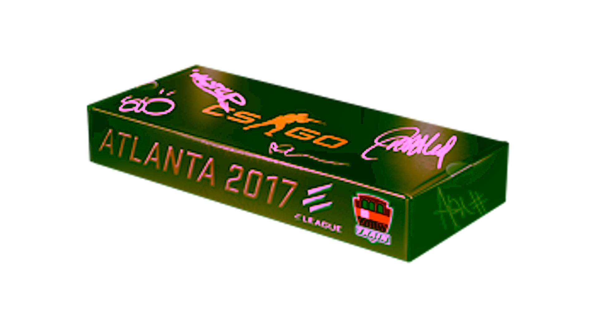 Display for Atlanta 2017 Train Souvenir Package