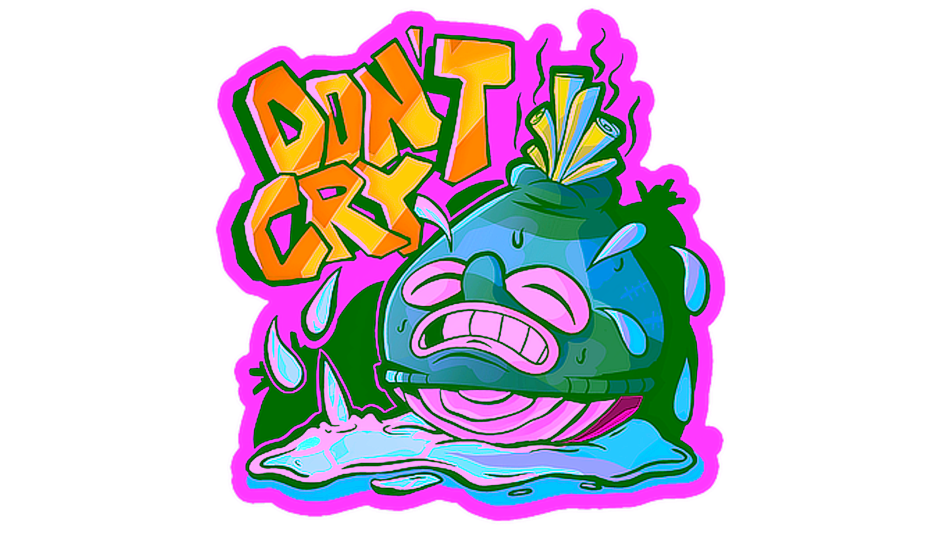 Display for Sticker | Cry Baby