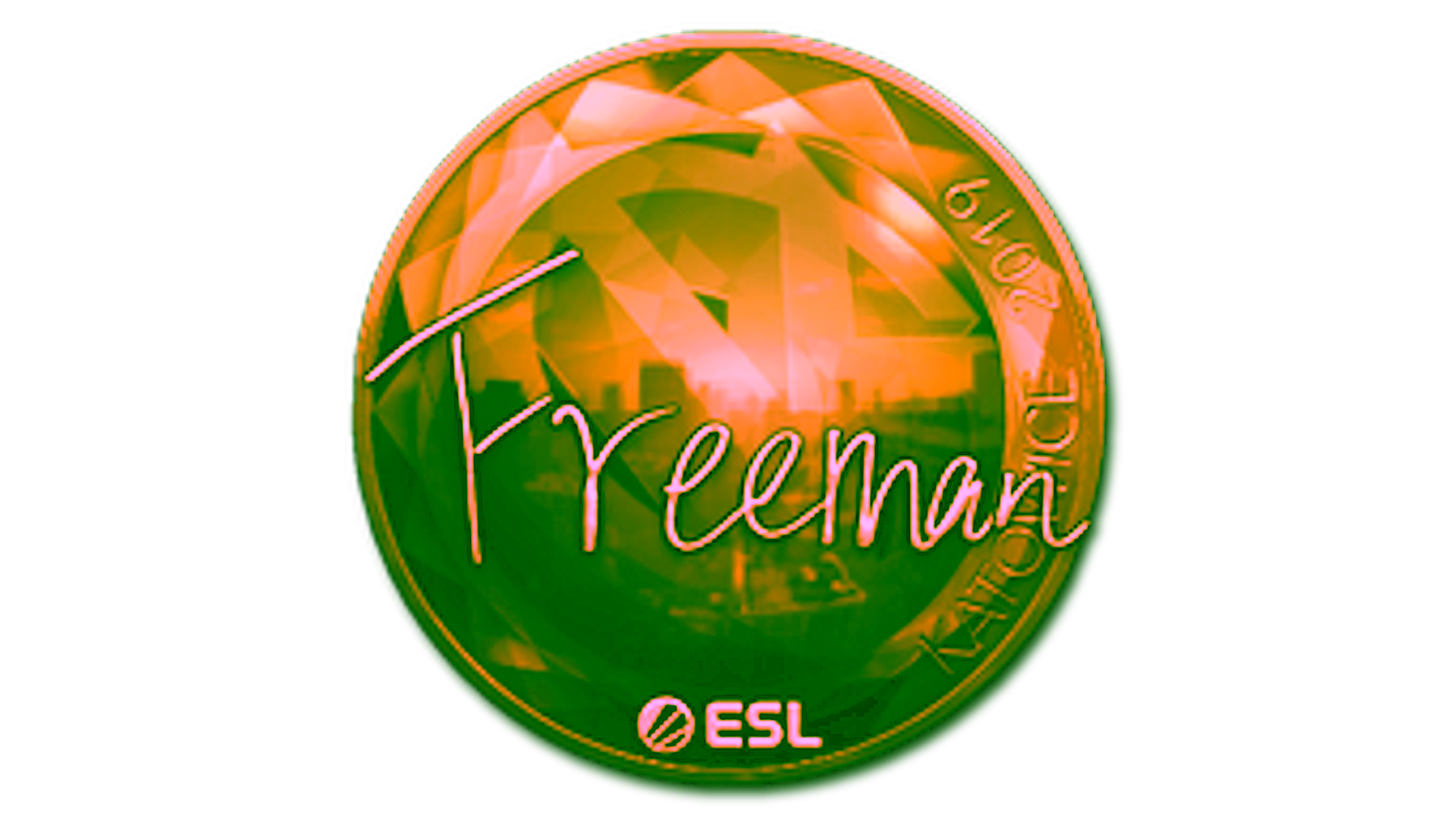 Visar för Sticker | Freeman (Gold) | Katowice 2019