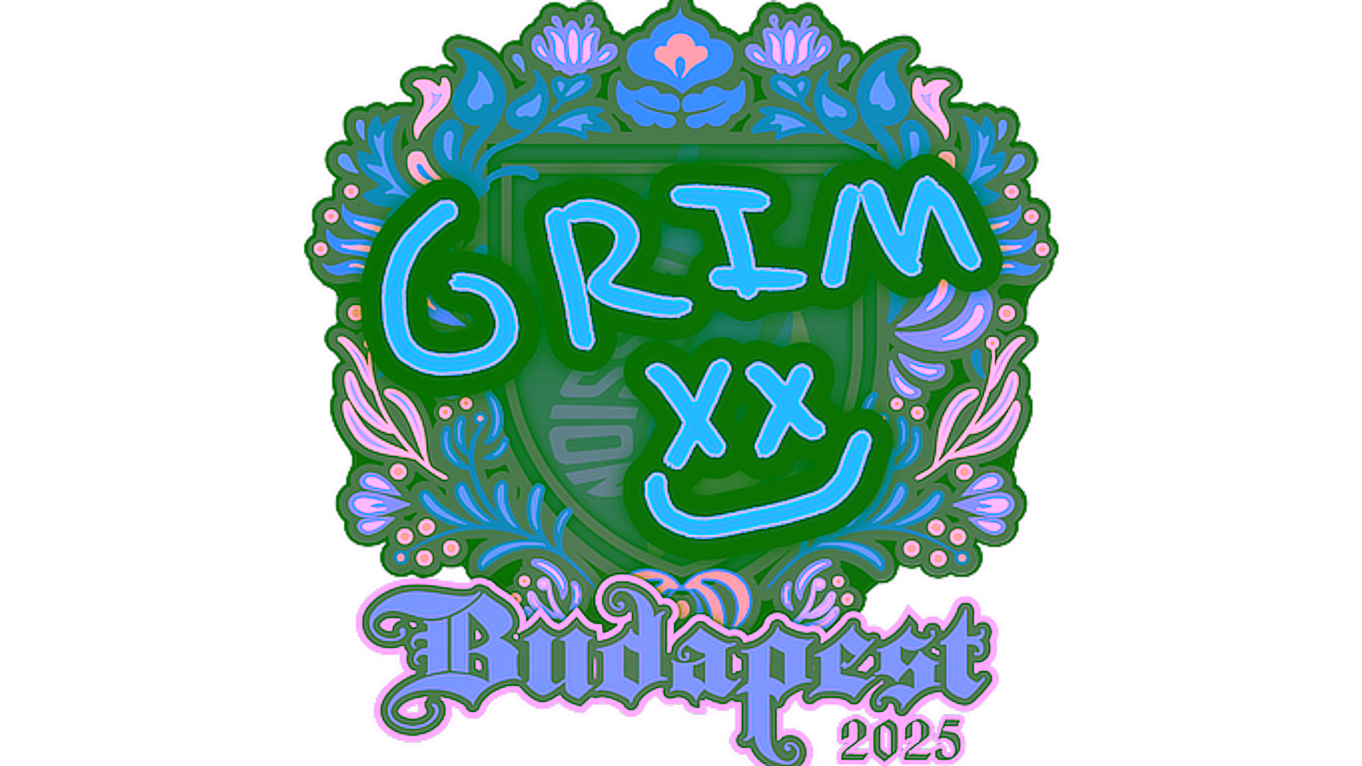 Affichage pour Sticker | Grim | Budapest 2025