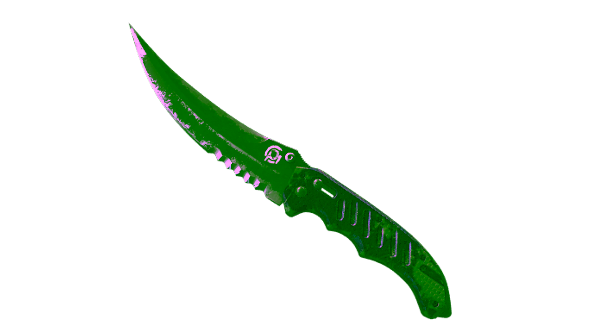 Display for ★ StatTrak™ Flip Knife | Ultraviolet (Battle-Scarred)
