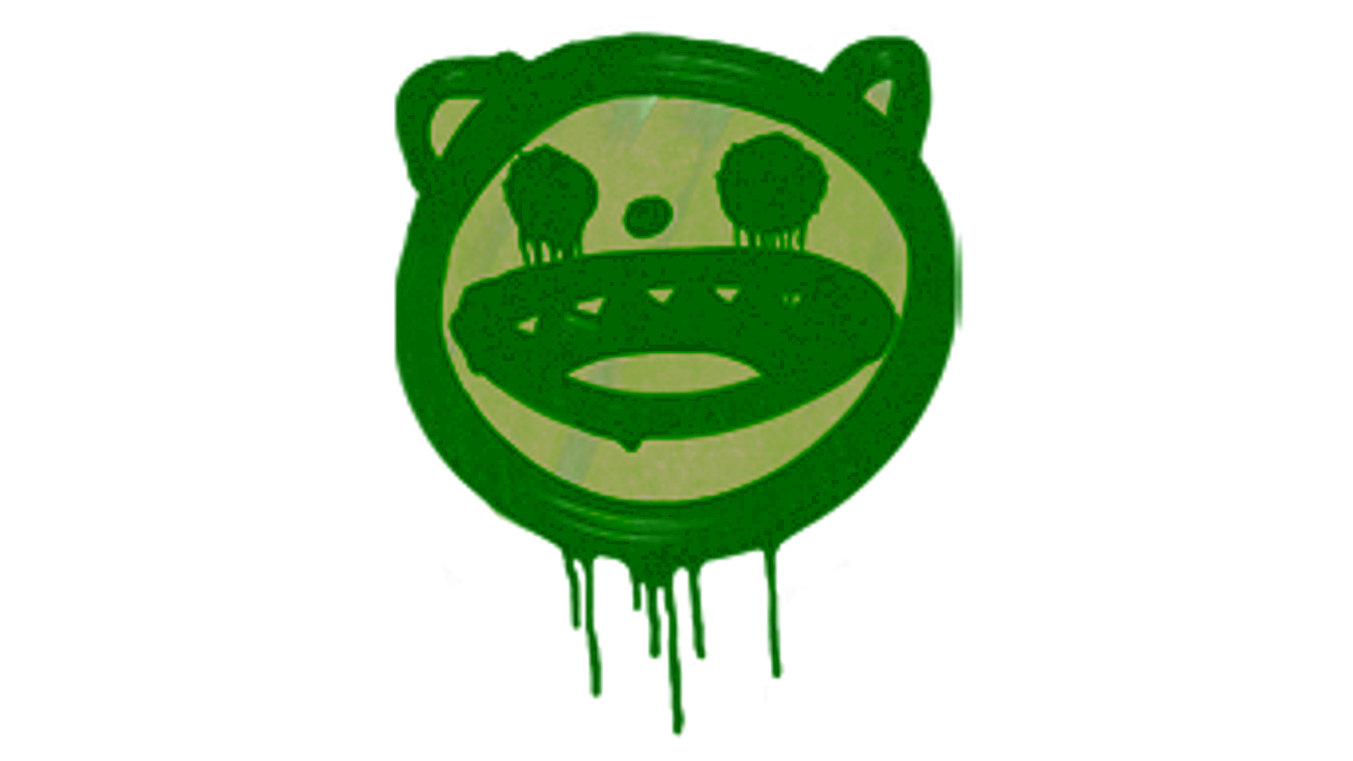 Display for Sealed Graffiti | Happy Cat (Battle Green)