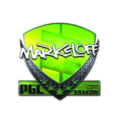 Sticker | markeloff (Foil) | Krakow 2017