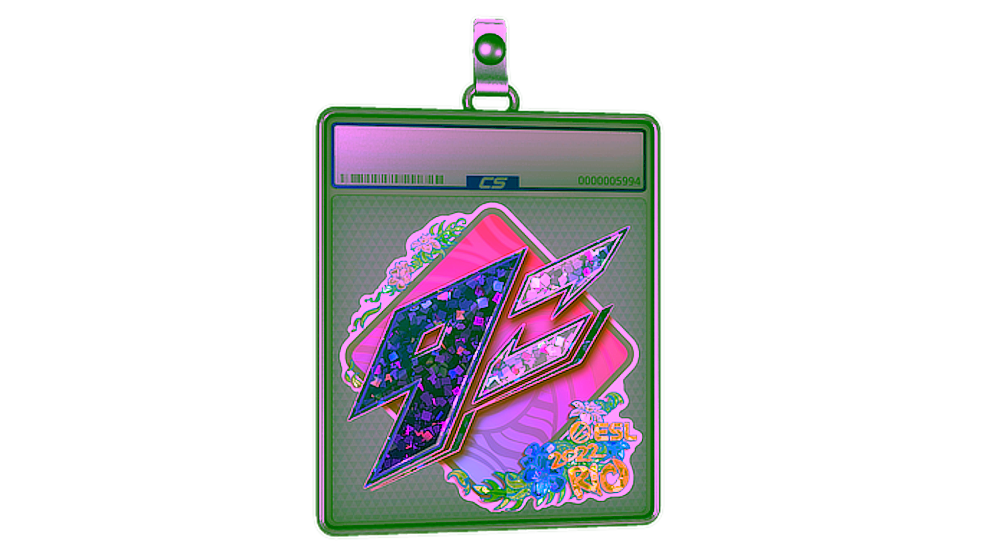 Sticker Slab | 9z Team (Glitter) | Rio 2022 için görüntü