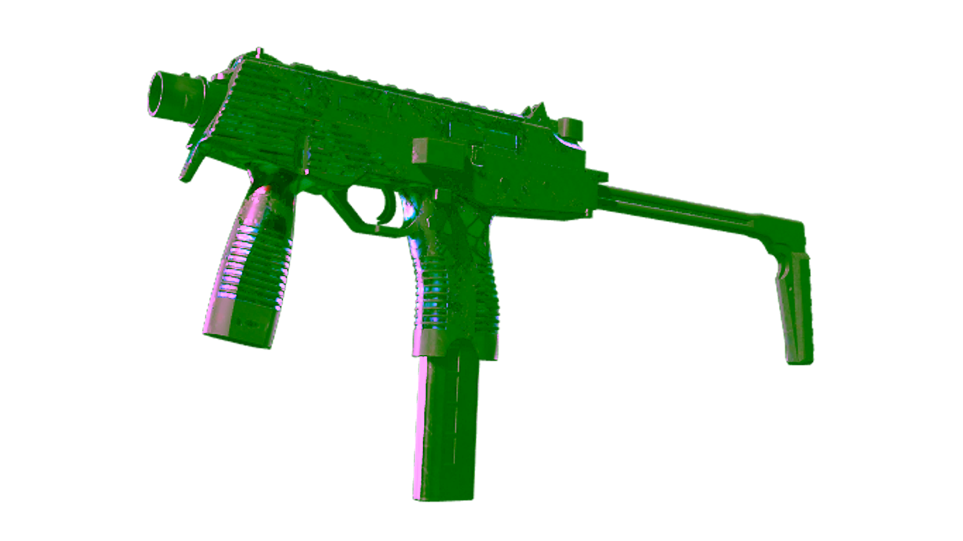 Display for Souvenir MP9 | Stained Glass (Battle-Scarred)