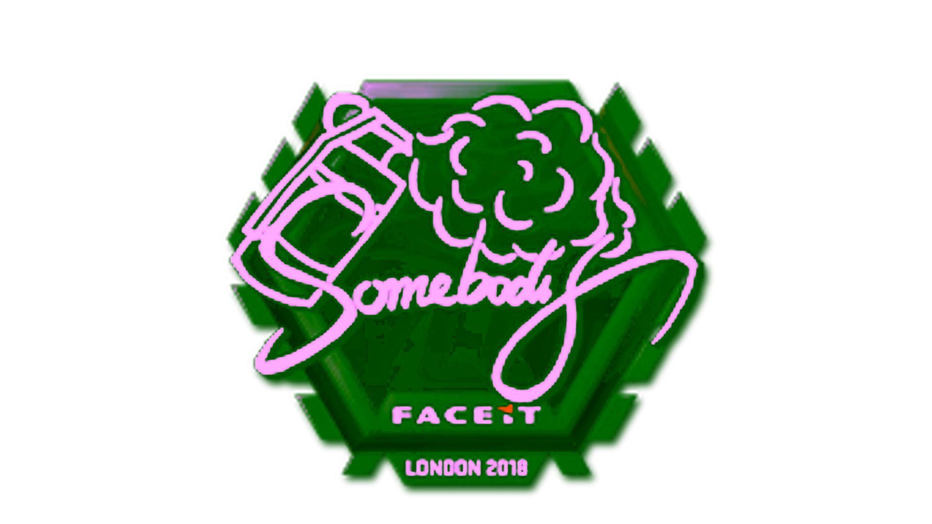 Display for Sticker | somebody | London 2018