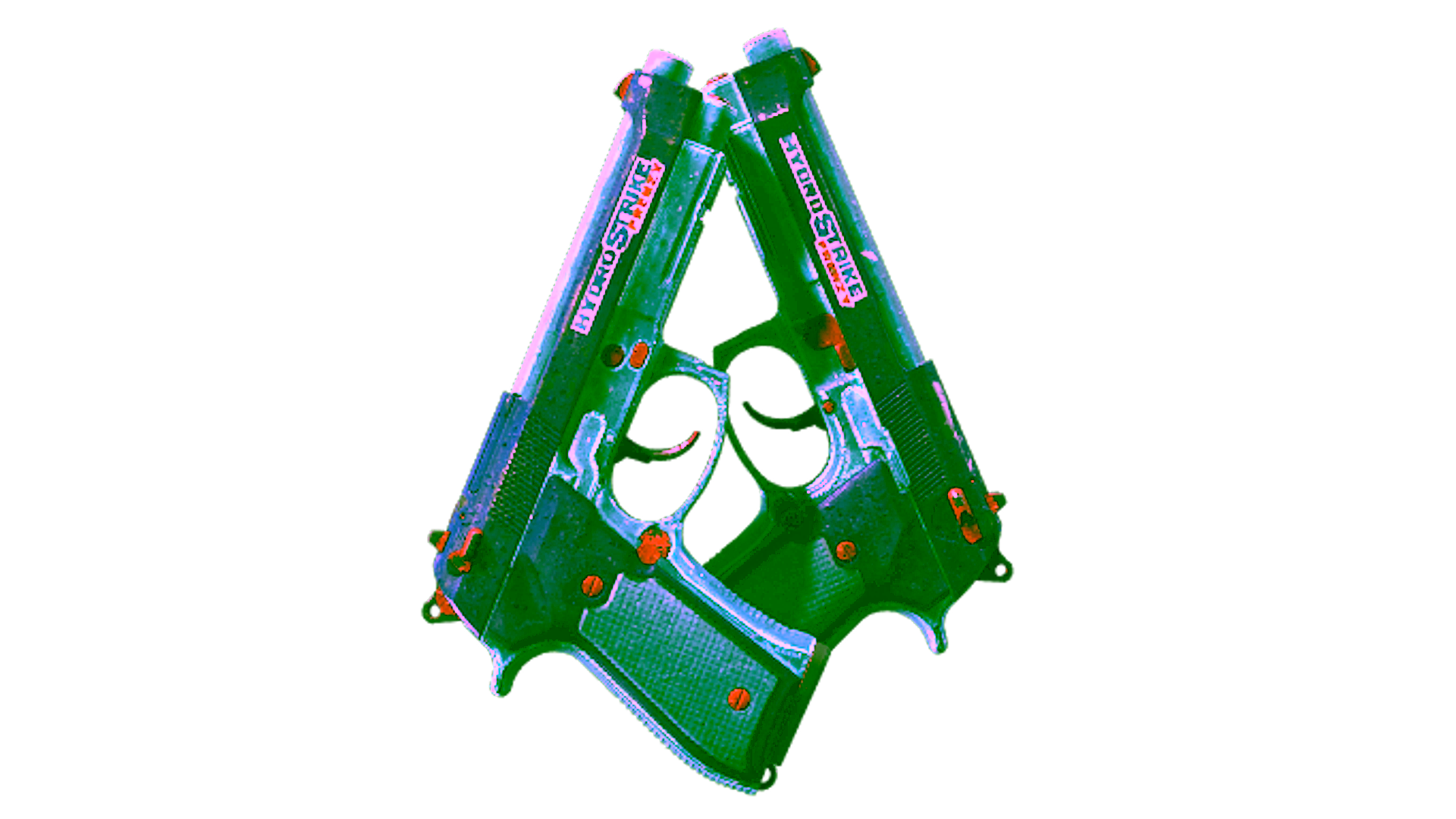 Display for Dual Berettas | Hydro Strike (Battle-Scarred)