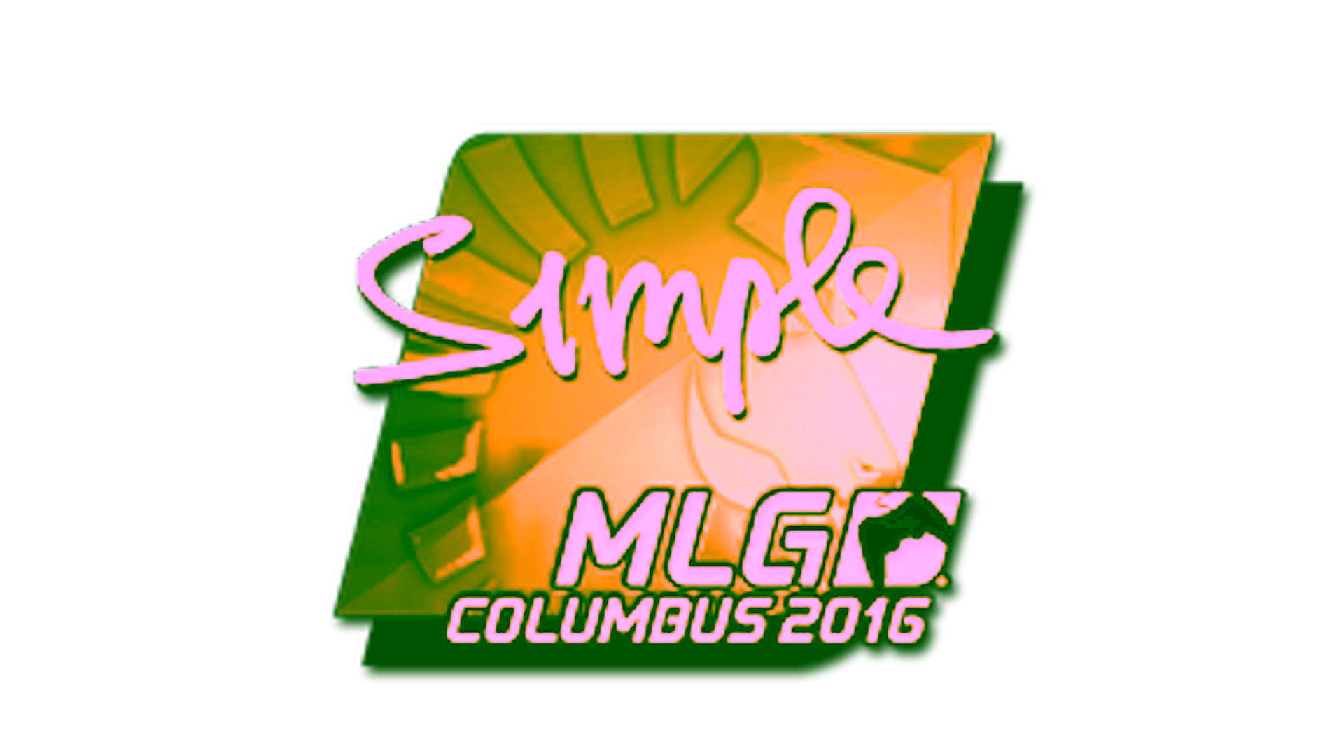 Affichage pour Sticker | s1mple (Gold) | MLG Columbus 2016