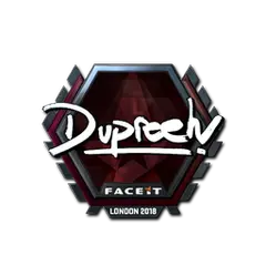 Sticker | dupreeh (Foil) | London 2018