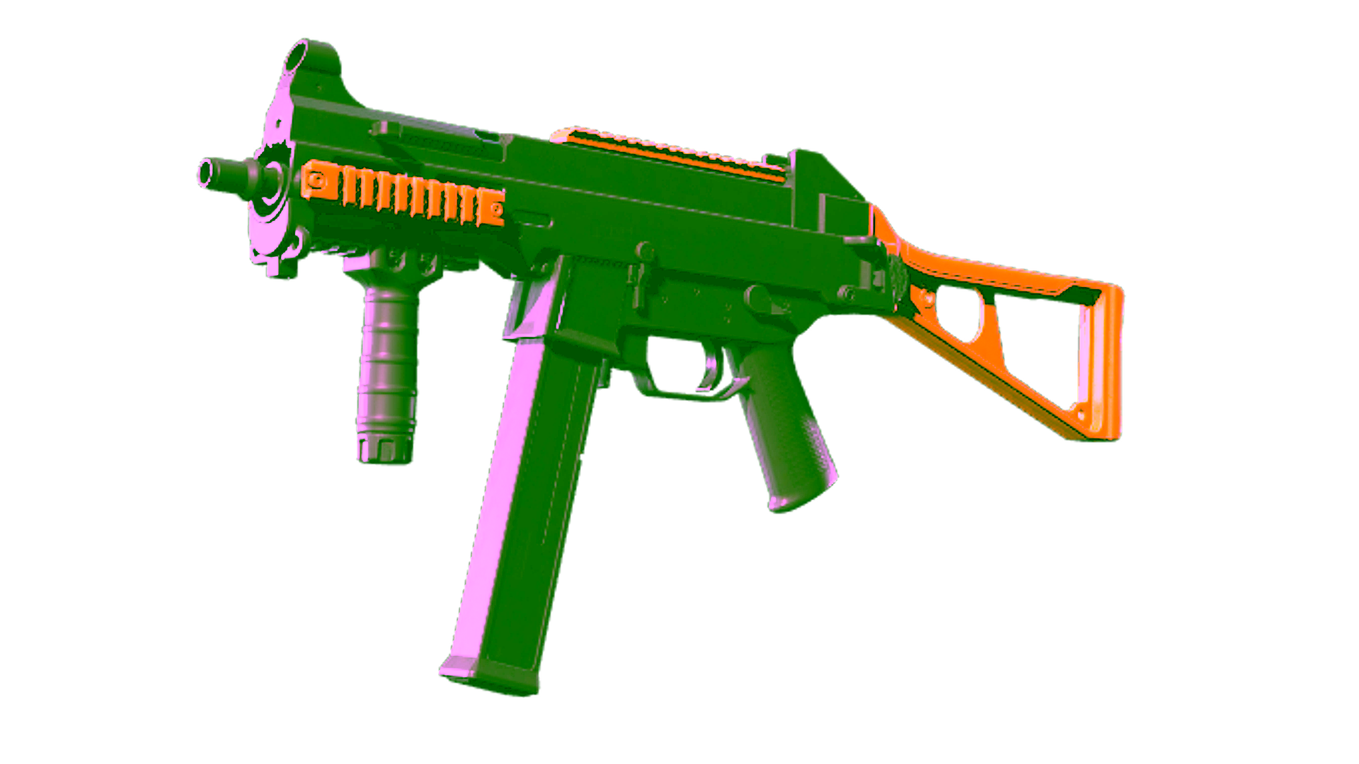 Display for Souvenir UMP-45 | Caramel (Factory New)