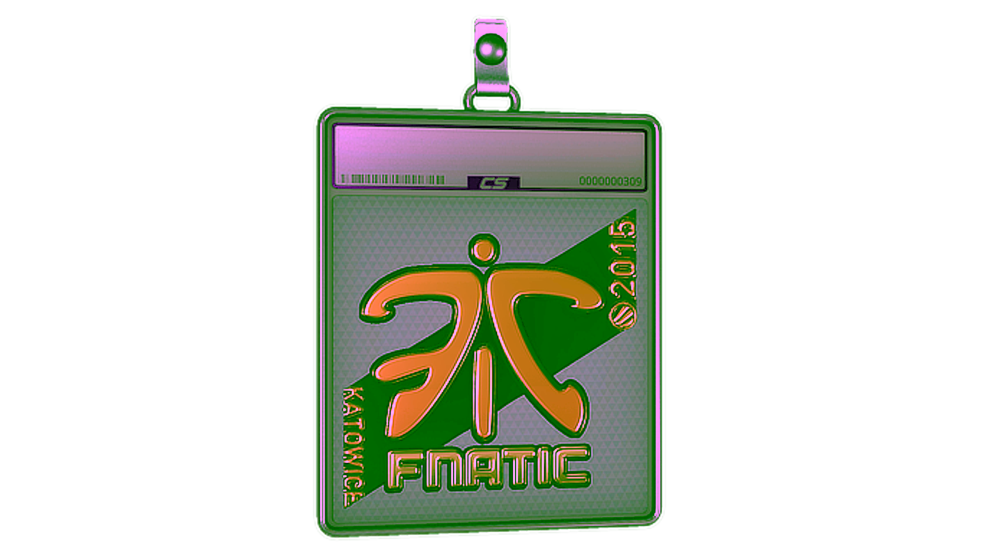 Exibição para Sticker Slab | Fnatic (Gold) | Katowice 2015