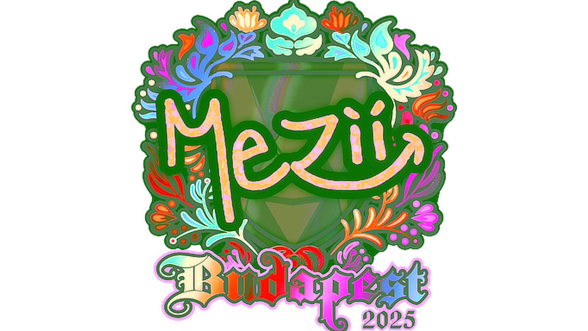 Display for Sticker | mezii (Holo) | Budapest 2025