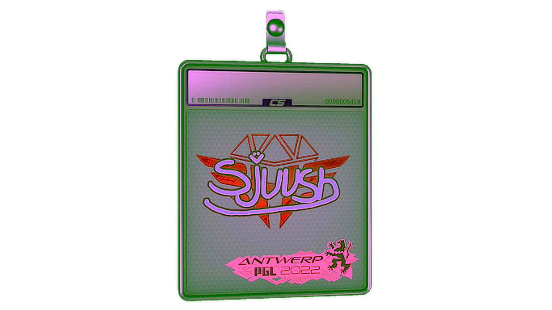 Display for Sticker Slab | sjuush (Holo) | Antwerp 2022