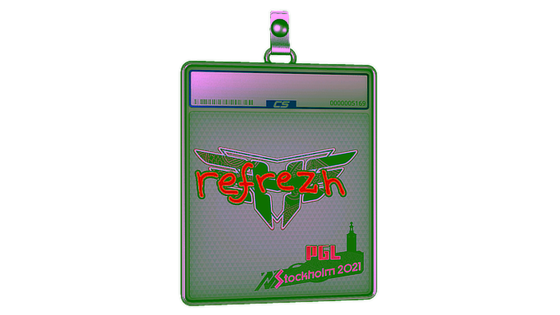 Display for Sticker Slab | refrezh (Holo) | Stockholm 2021