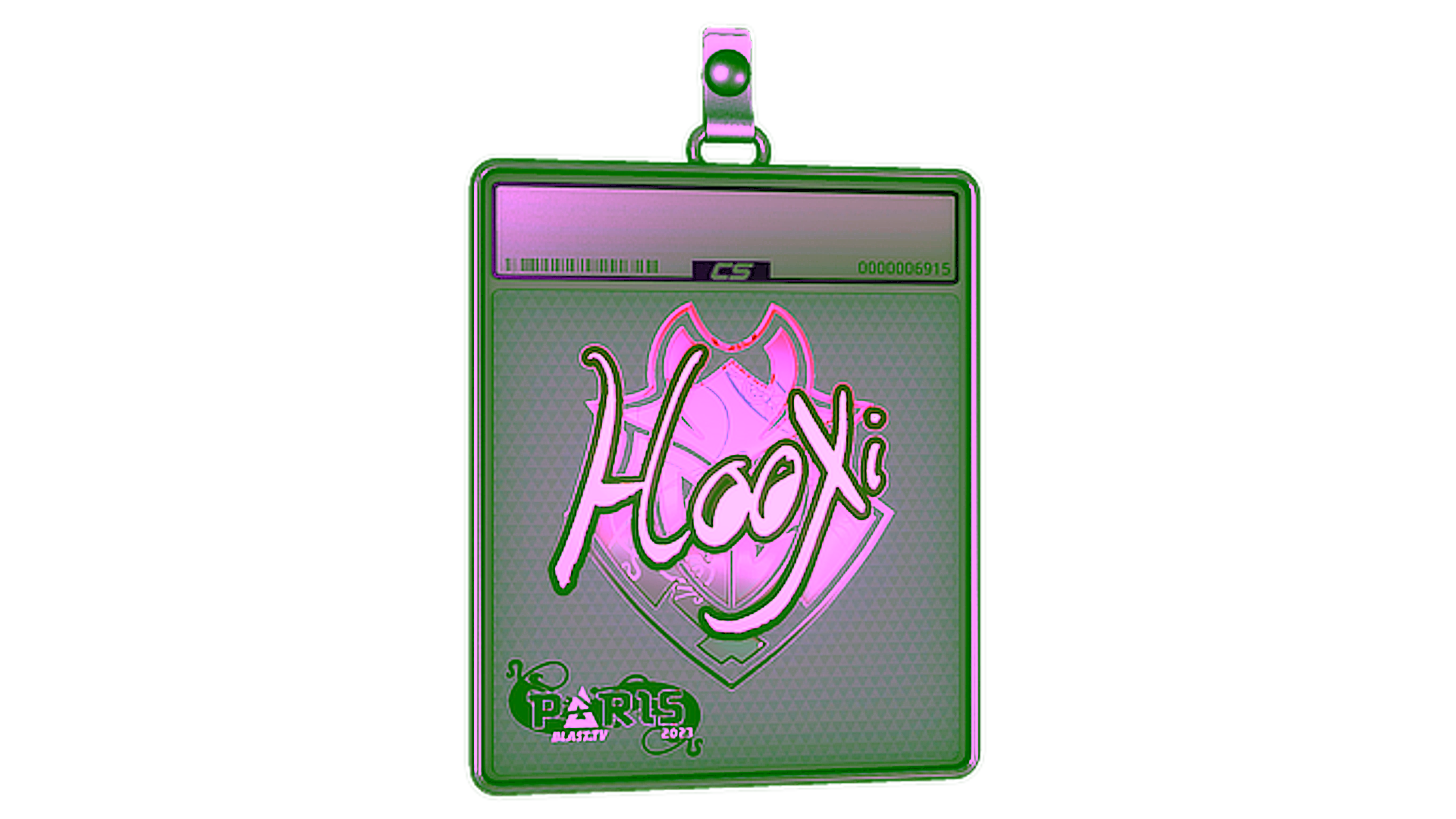 Display for Sticker Slab | HooXi (Holo) | Paris 2023