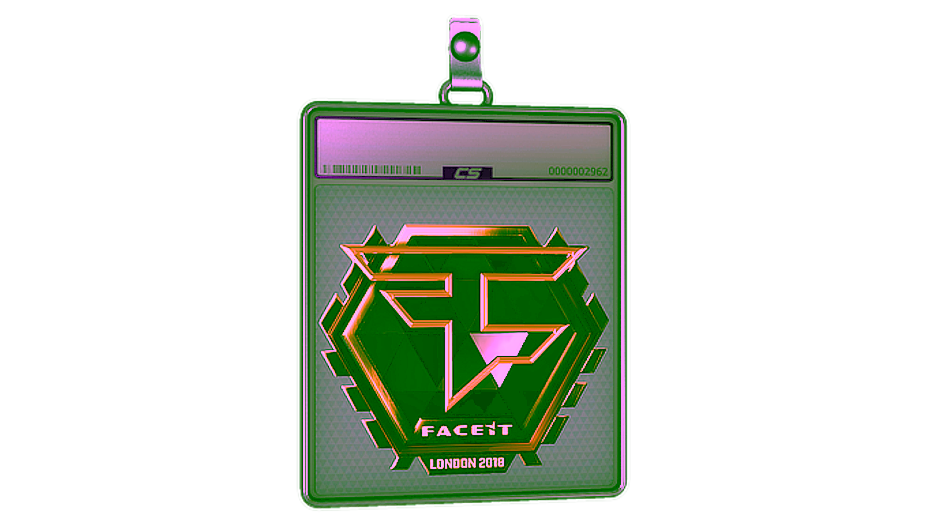 Display for Sticker Slab | FaZe Clan (Gold) | London 2018