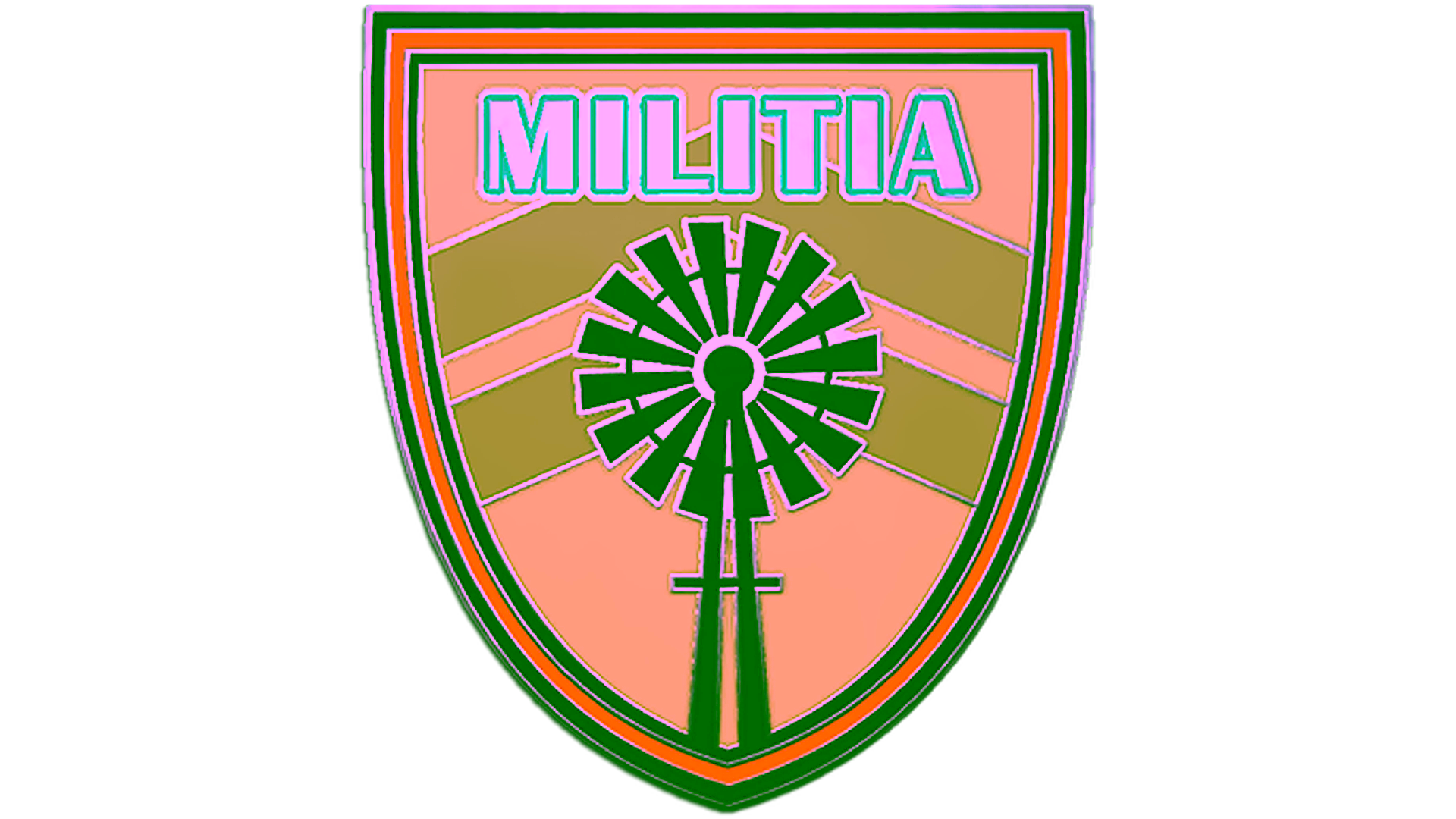 Display for Genuine Militia Pin