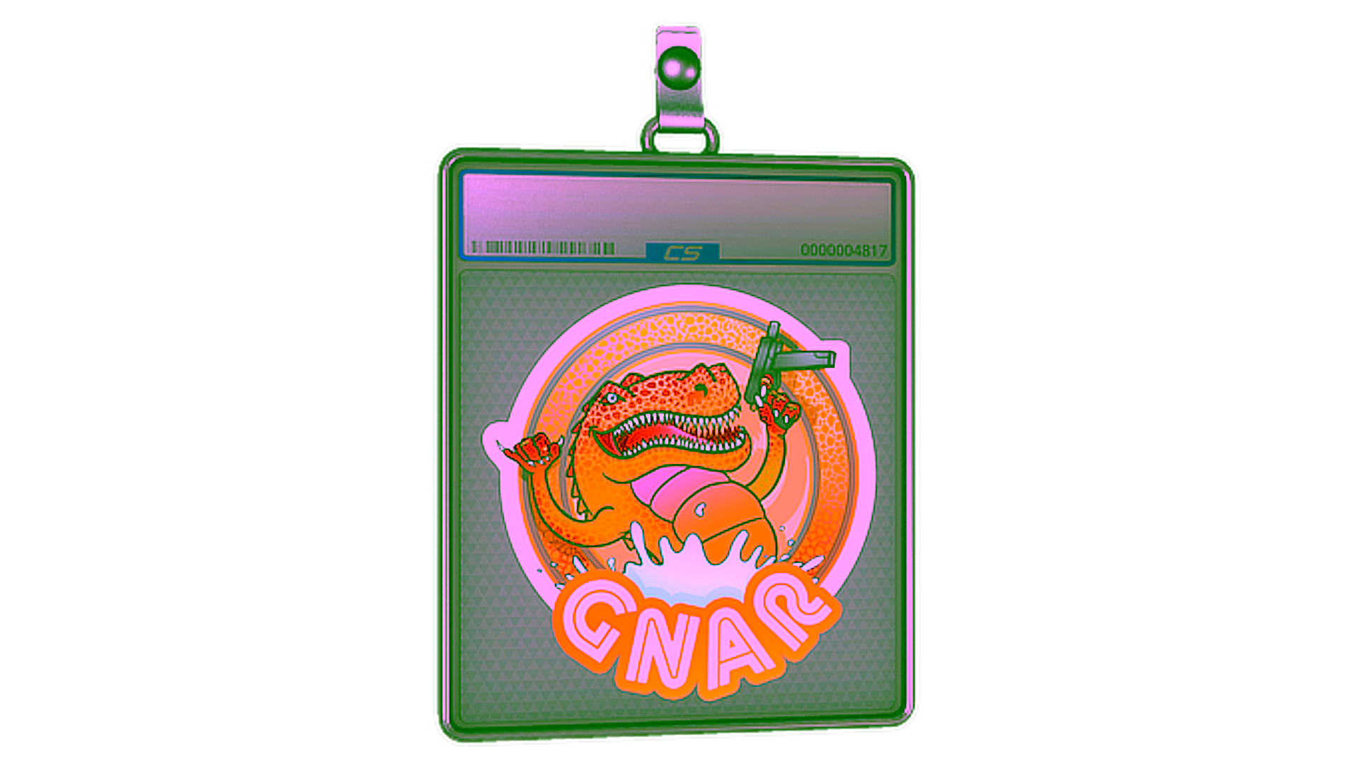 Display for Sticker Slab | Orange Gnar