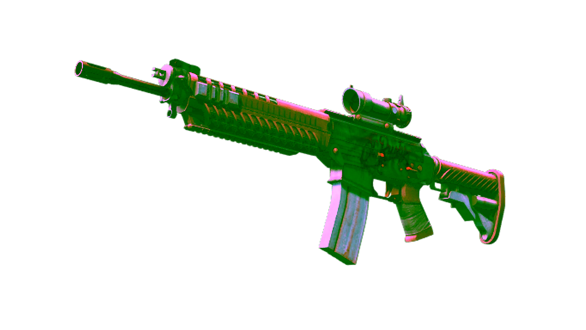 Display for SG 553 | Ol' Rusty (Minimal Wear)