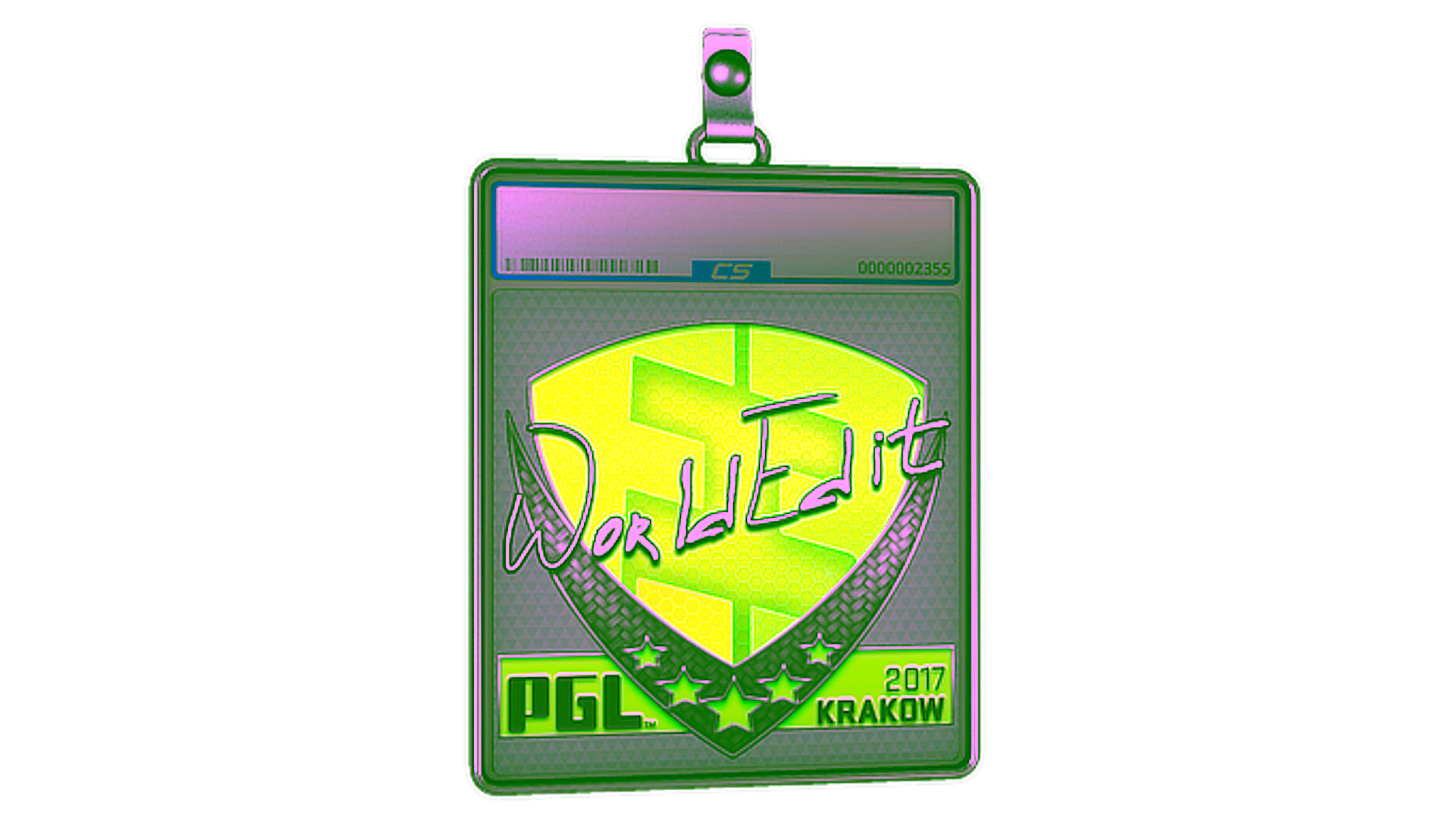 Display for Sticker Slab | WorldEdit | Krakow 2017