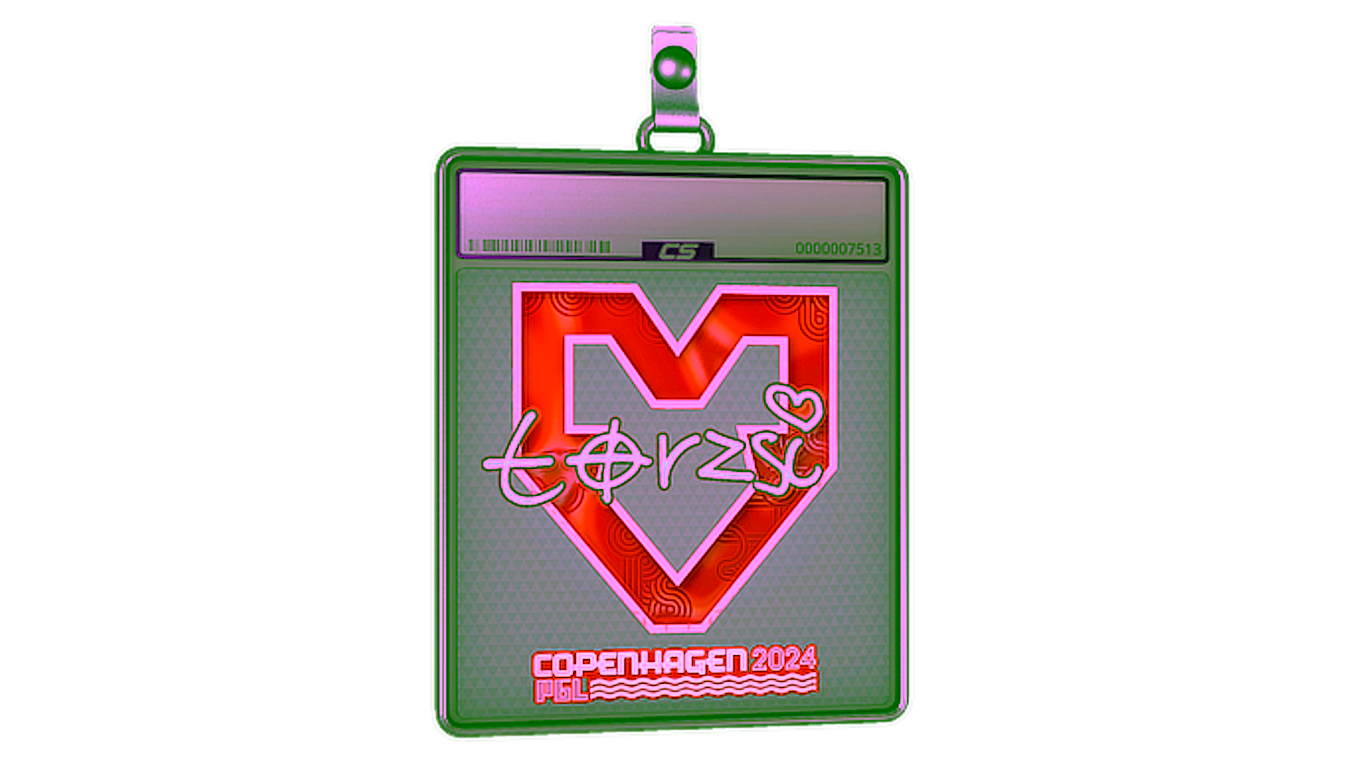 Display for Sticker Slab | torzsi (Holo) | Copenhagen 2024